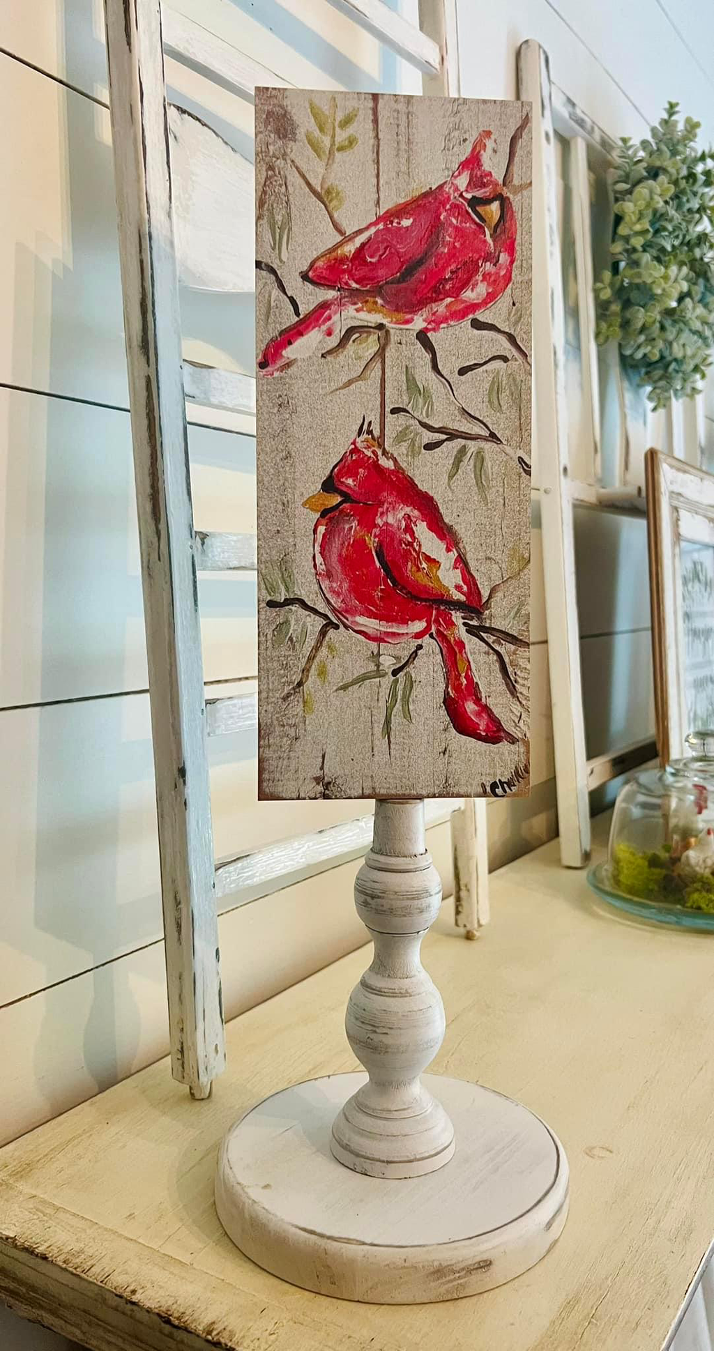 Seasonal & Everyday Toppers: Twin Cardinals
