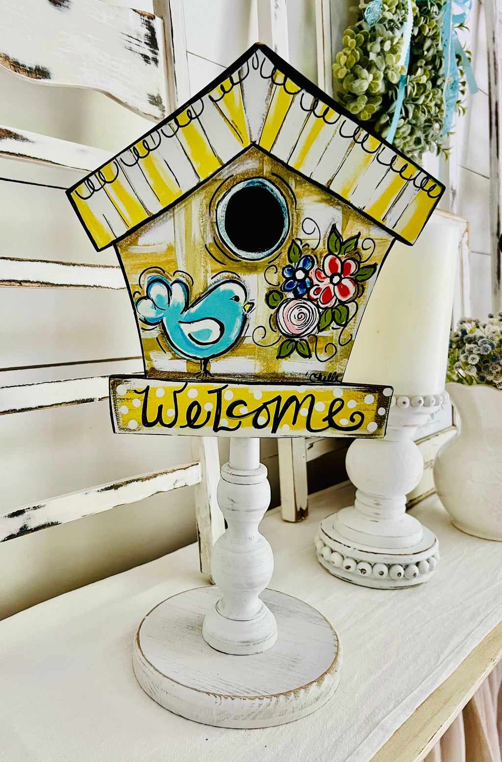 Seasonal & Everyday Toppers: Bluebird Birdhouse