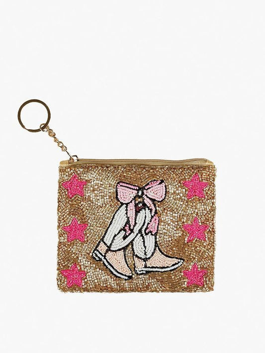 Jen & Co. - CP2474 Ricki Beaded Coin Pouch
