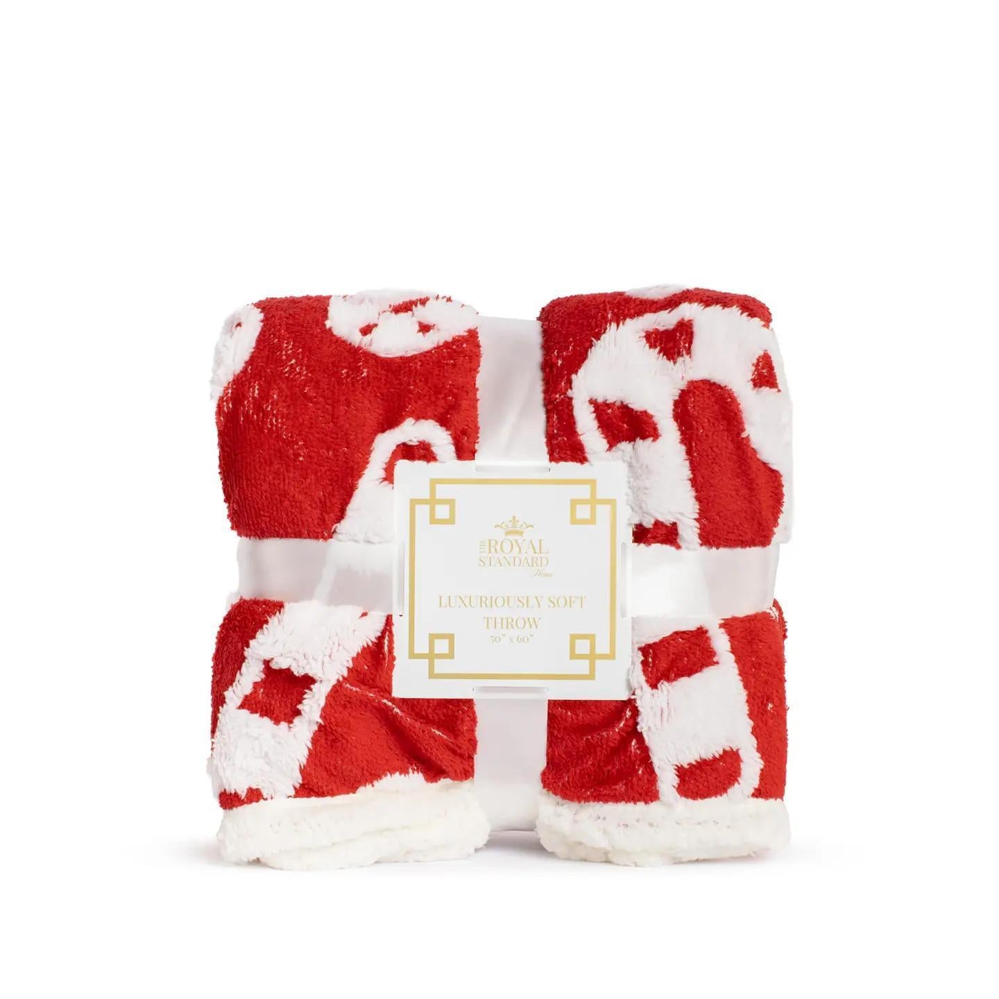 Candy Cane Throw 50x60
