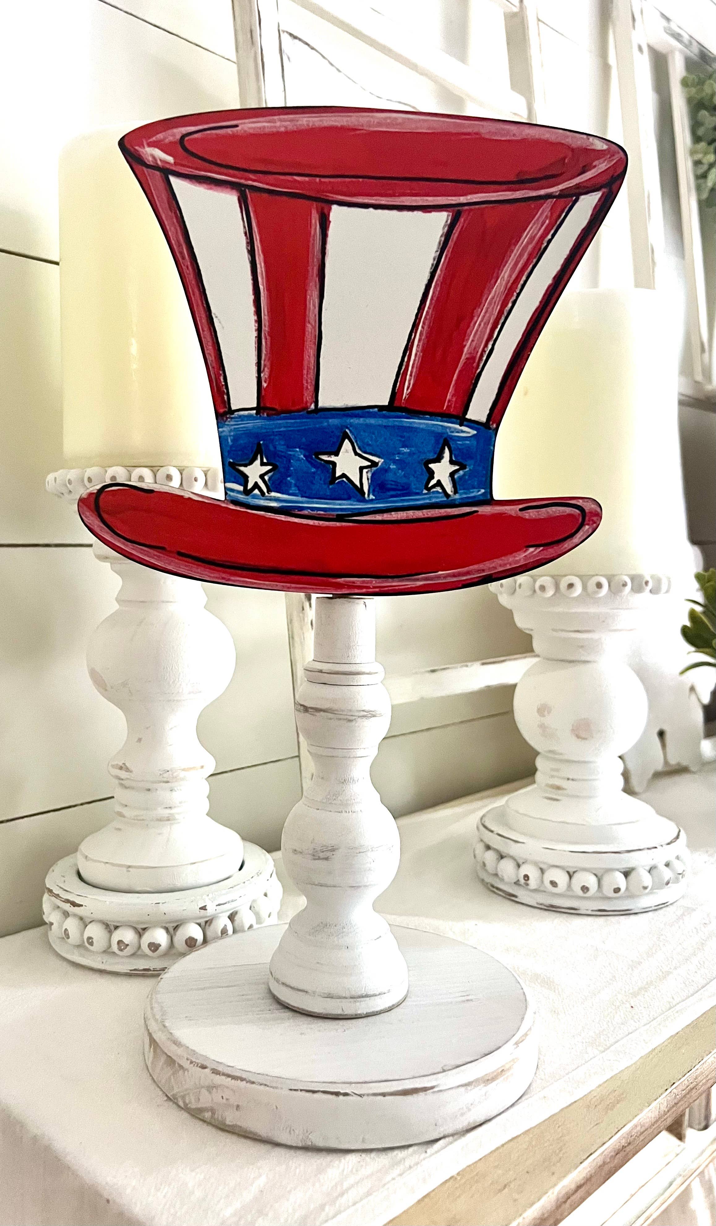 Seasonal & Everyday Toppers: Uncle Sam Patriotic Hat
