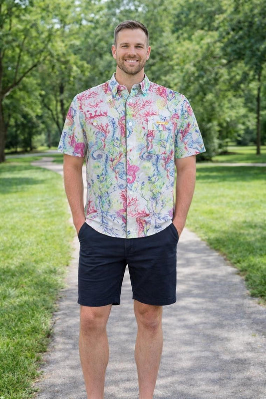 Basix of America - Banana Boat UPF 50+ Hawaiian Shirt