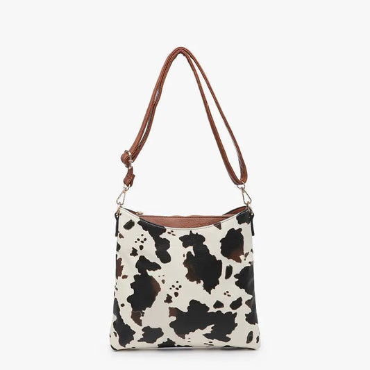 Jen & Co. - M1765 Emma 3 Compartment Crossbody w/ Snap Closure