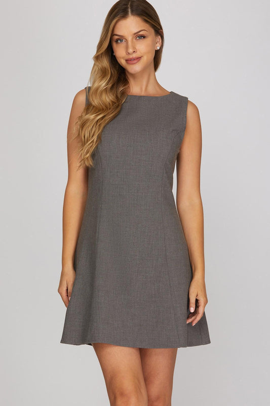Sleeveless Woven Mini Dress