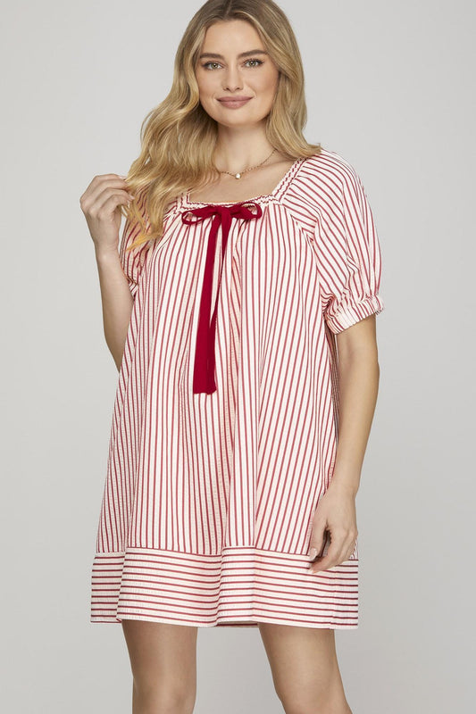 Striped Mini Dress
