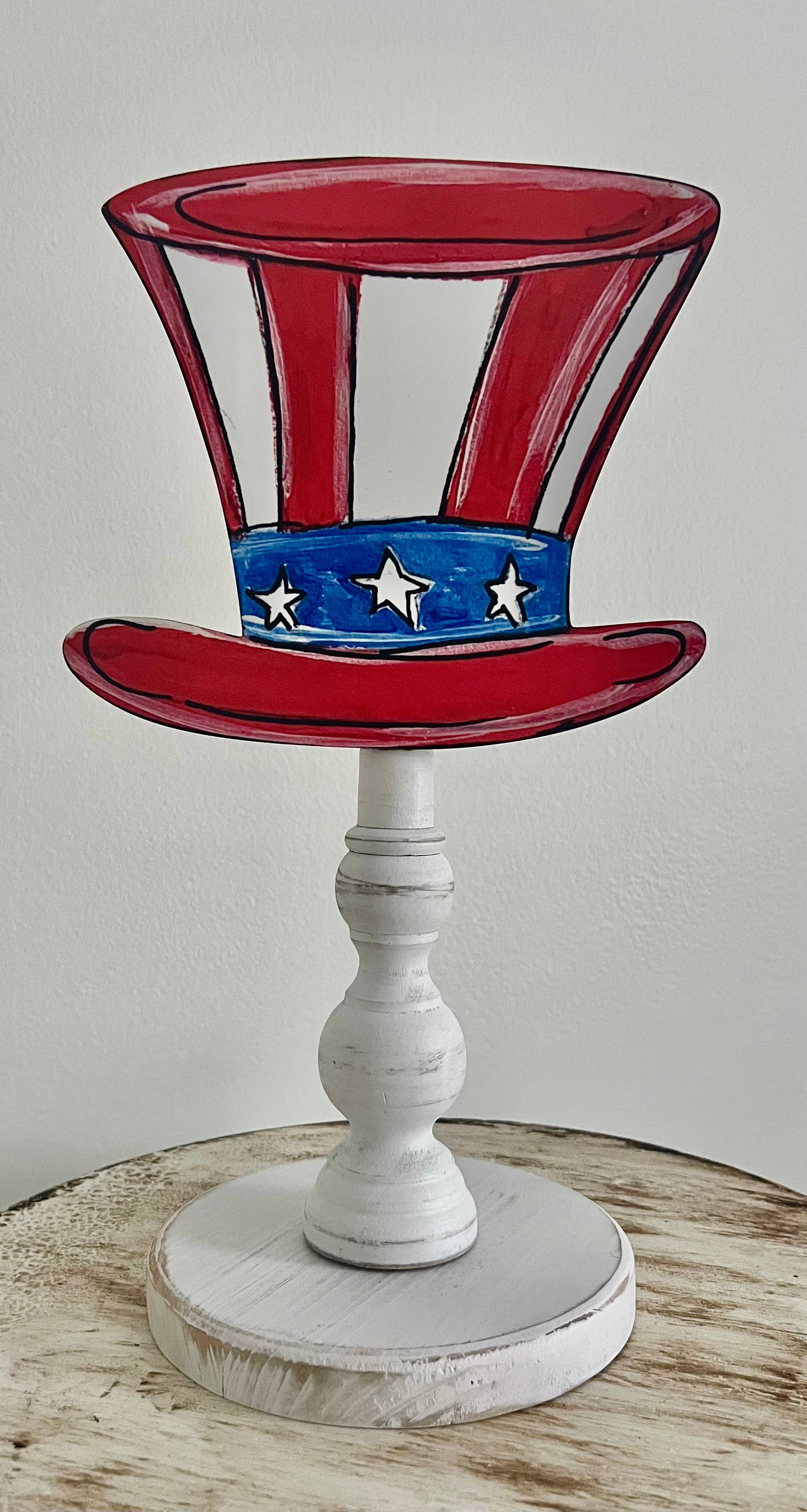 Seasonal & Everyday Toppers: Uncle Sam Patriotic Hat