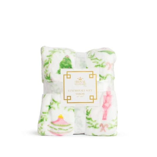 Nutcracker Trellis Throw 50x60