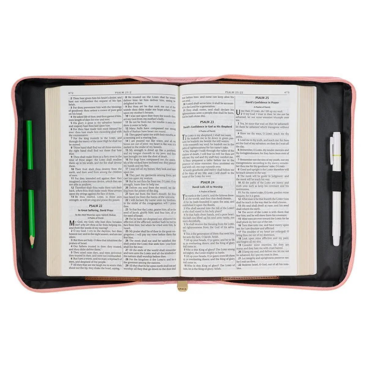 Bible Cover Fashion Watercolor His Mercy Never Fails