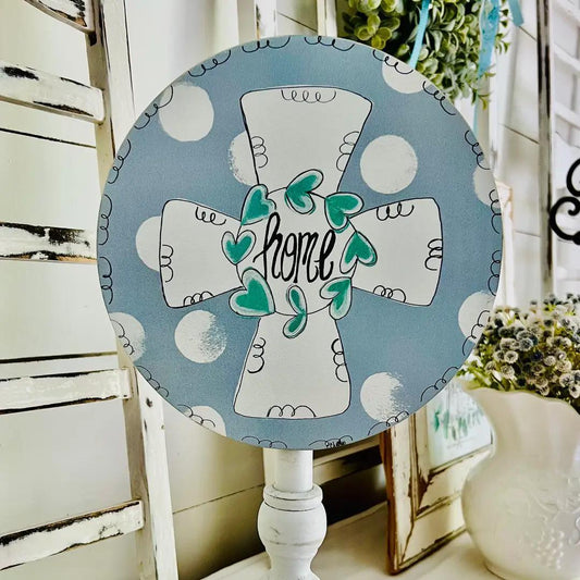 Seasonal: "Home" Cross